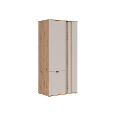 Szafa trzydrzwiowa Brevas 90 cm dąb artisan/kaszmir