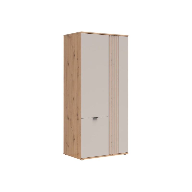 Szafa trzydrzwiowa Brevas 90 cm dąb artisan/kaszmir