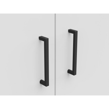 Regał MultiDo 80 cm z 2 drzwiami i półkami biały