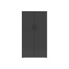 Regał MultiDo 80 cm z 2 drzwiami grafitowy