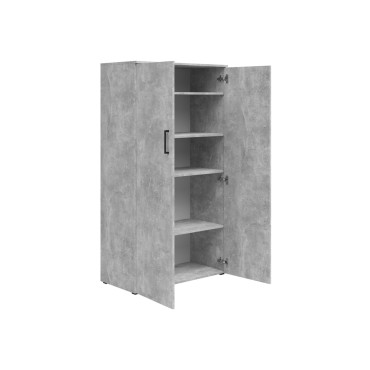 Regał MultiDo 80 cm z 2 drzwiami jasny atelier