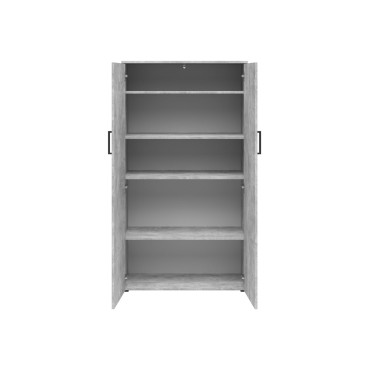 Regał MultiDo 80 cm z 2 drzwiami jasny atelier