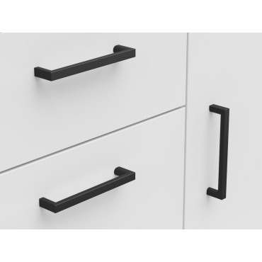 Komoda MultiDo 80 cm z 2 drzwiami i 2 szufladami biała