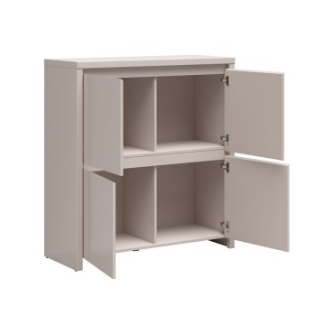 Szafka Kaspian 105 cm czterodrzwiowa kaszmir