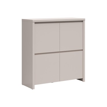 Szafka Kaspian 105 cm czterodrzwiowa kaszmir