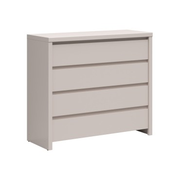 Komoda Kaspian 105 cm z 4 szufladami kaszmir