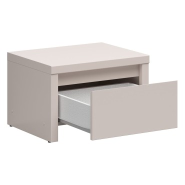 Szafka nocna Kaspian 51 cm z szufladą kaszmir