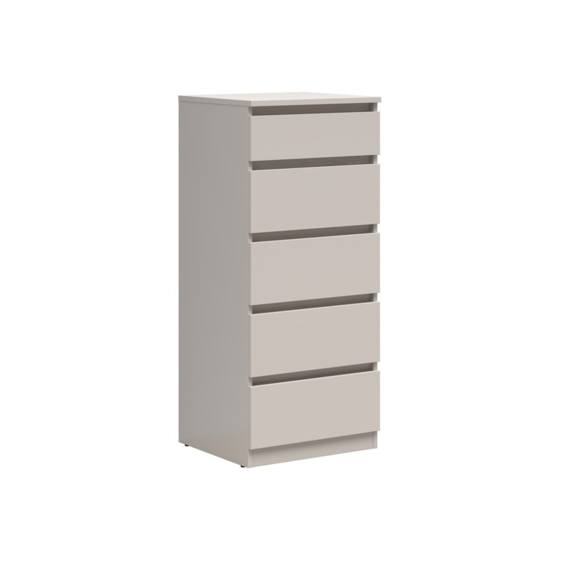 Komoda Kaspian 56 cm z 5 szufladami kaszmir