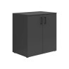 Szafka MultiDo 80 cm dwudrzwiowa grafitowa