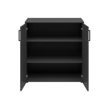 Szafka MultiDo 80 cm dwudrzwiowa grafitowa