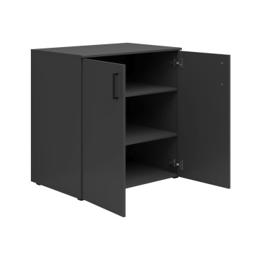 Szafka MultiDo 80 cm dwudrzwiowa grafitowa