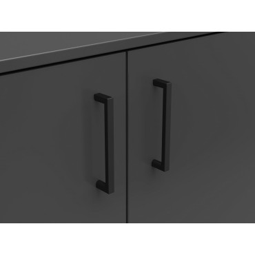 Szafka MultiDo 80 cm dwudrzwiowa grafitowa