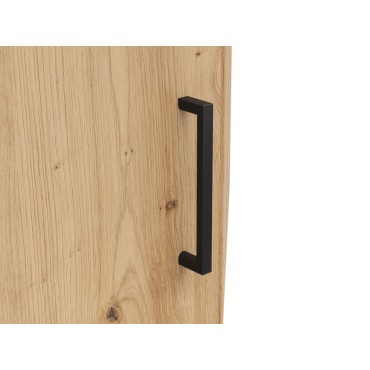 Regał narożny MultiDo 71,5x71,5 cm z drzwiami dąb artisan