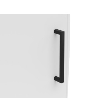 Regał narożny MultiDo 71,5x71,5 cm z drzwiami biały