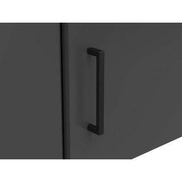 Szafka narożna MultiDo 71,5x71,5 cm z drzwiami grafitowa