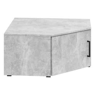 Regał narożny MultiDo 71,5x71,5 cm z drzwiami jasny atelier