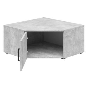 Regał narożny MultiDo 71,5x71,5 cm z drzwiami jasny atelier