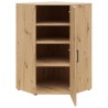 Regał narożny MultiDo 71,5x71,5 cm z drzwiami dąb artisan