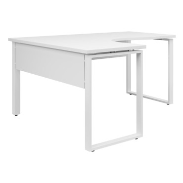 Biurko narożne Connect 160x140 cm lewe białe