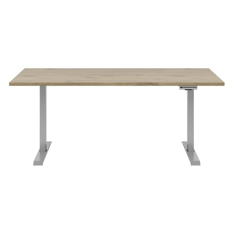 Biurko Connect 175 cm z elektryczną regulacją dąb viking