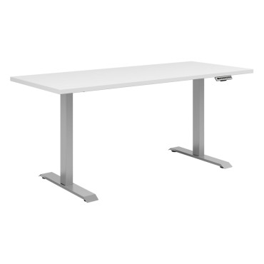 Biurko Connect 155 cm z elektryczną regulacją białe