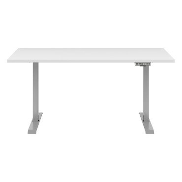 Biurko Connect 155 cm z elektryczną regulacją białe