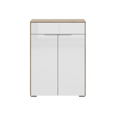 Komoda Nevada 81 cm z 2 drzwiami i szufladą dąb riviera