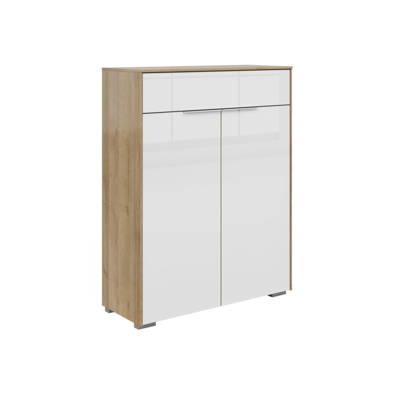 Komoda Nevada 81 cm z 2 drzwiami i szufladą dąb riviera