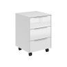 Kontener biurowy Nevada 40 cm z 3 szufladami biały
