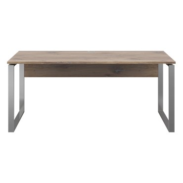 Biurko Nevada 180 cm dąb flagstaff ciemny