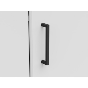 Regał narożny MultiDo 71,5x71,5 cm z drzwiami biały