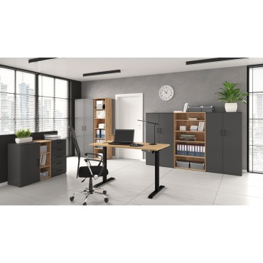 Regał MultiDo 45 cm z 4 półkami dąb artisan