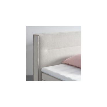 Łóżko kontynentalne Papilion 160x200 z pojemnikiem szare