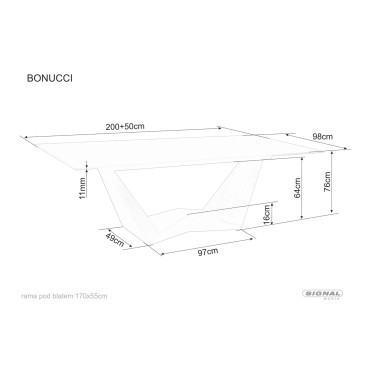 Stół Bonucci Ceramic