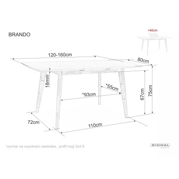Stół Brando