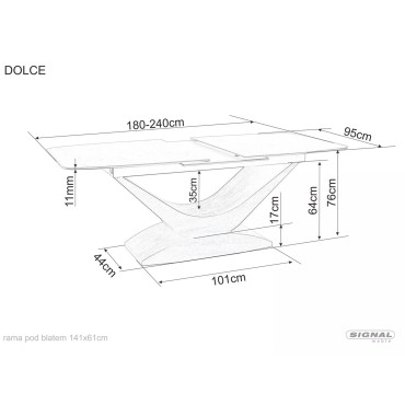 Stół Dolce Ceramic