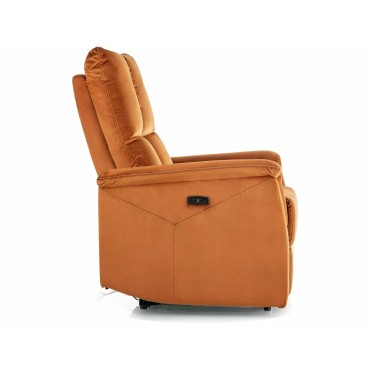 Fotel Neptun M Velvet z f. masażu