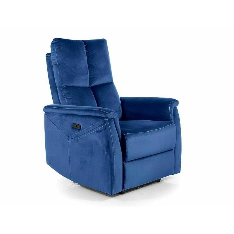 Fotel Neptun M Velvet z f. masażu