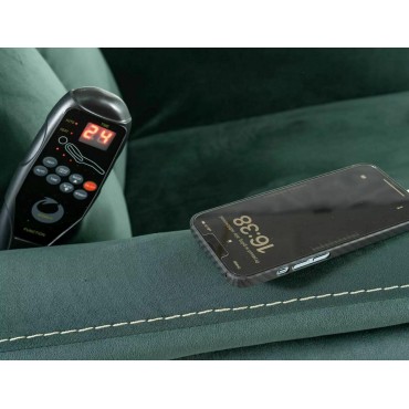 Fotel Neptun M Velvet z f. masażu