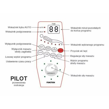 Fotel Neptun M Velvet z f. masażu