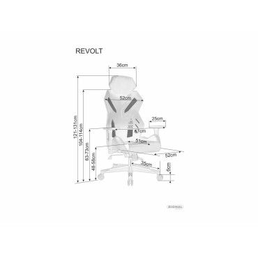 Fotel obrotowy Revolt