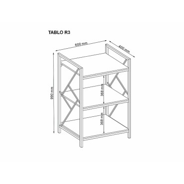 Regał Tablo R3
