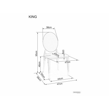 Krzesło King Velvet