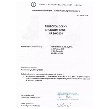 Fotel obrotowy Q-406 M