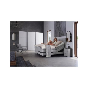 Łóżko kontynentalne Falcon 160x200 z elektryczną regulacją