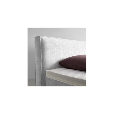 Łóżko kontynentalne Lion 160x200 szary szenil