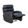 Zestaw wypoczynkowy Luton z funkcją relaks 3+1 czarny