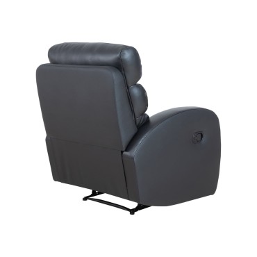 Zestaw wypoczynkowy Luton z funkcją relaks 3+1 czarny