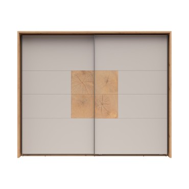 Szafa przesuwna Sindara 270 cm dąb artisan/kaszmir