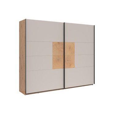 Szafa przesuwna Sindara 270 cm dąb artisan/kaszmir